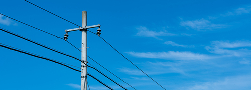 電柱の写真